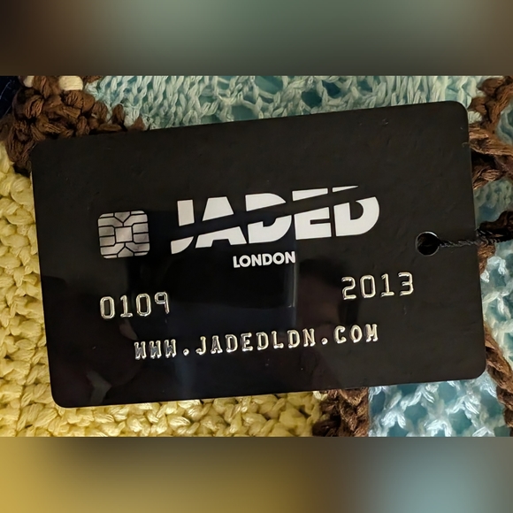 Jaded London GABRYELLE CROCHET MINI DRESS IN MULTI NWT - Picture 8 of 9